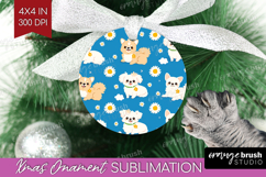 Cute Dog Ornament PNG - Chibi Puppy PNG Sublimation Product Image 1