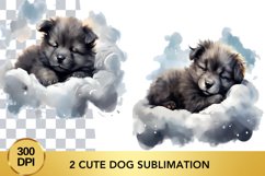 Cute Dog clipart, Dog Sublimation Product Image 1