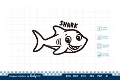 Cute Ocean Animal SVG | Kawaii Sea Creatures Product Image 2