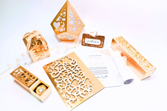 Bundle 12 SVG Wedding Invitation Gift Box Arabesques Morocca Product Image 2