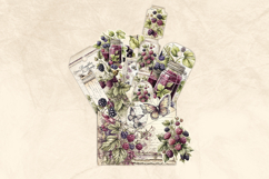 Blackberry &amp; Lace Printable Loaded Tags Product Image 2