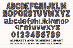 Basketball sport alphabet clipart, basketball letters doodle Product Image 2