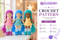 Crochet Doll Amigurumi Pattern PDF Product Image 6
