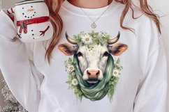 Cozy Green christmas Clipart Sublimation, Christmas PNG Product Image 2