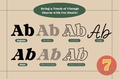Fox Rustic: 7 Font Styles Product Image 2
