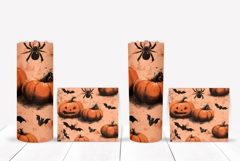 Cute Halloween Tumbler, Fall Pumpkins Tumbler Sublimation Product Image 2