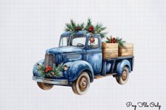 Blue-Christmas-Clipart-Sublimation Clipart Bundle PNG Product Image 3