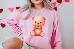 Valentines Day Bear Clipart, Christmas Clipart Product Image 2
