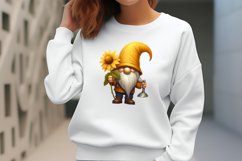 Sunflower Gnomes Sublimation Clipart Bundle Product Image 6