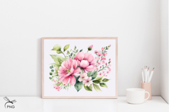 Pink peonies sublimation Product Image 2
