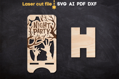 Halloween Phone Stand SVG laser cut file for Glowforge Product Image 2