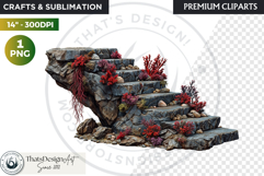 Deep Sea Fantasy Clipart PNG, Mermaid, ocean mythology Product Image 1
