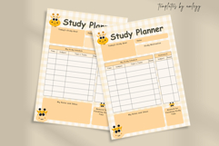 Cute Daily Study Planner | Canva Editable Template Printable Product Image 2