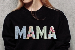 Vol.11 Patchwork Floral Mama - PNG Product Image 2