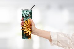 3d flower tumbler wrap sublimation Product Image 2