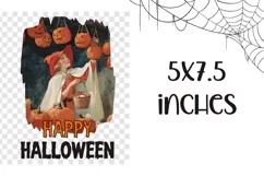 Happy Halloween Towel, Vintage Pumpkins Towel Design Product Image 2