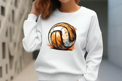 Volleyball Clipart Sublimation, Watercolor Clipart Product Image 2