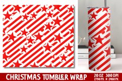 Christmas Tumbler Wrap Sublimation Product Image 1