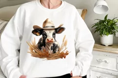 Adorable Baby Farm Animals clipart, Watercolor Clipart Product Image 2