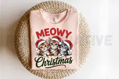 Christmas cat Mom PNG Retro Holiday Sublimation PNG Product Image 2