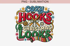 Christmas crochet png design for T-shirts Product Image 2