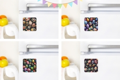 Easter Magnet Sublimation, Floral Magnet Print, Easter PNG Product Image 2