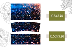 Blue Glitter Tumbler Design, Black 40 Oz Tumbler Template Product Image 2