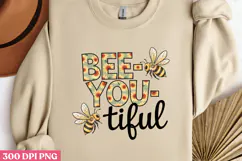 BEE-YOU-tiful PNG, Sunflower Sublimation PNG Product Image 3