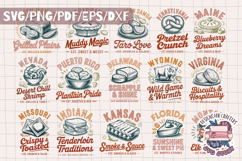 USA States SVG BUNDLE set of 55 files PNG SVG Product Image 4