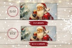 Santa Claus Mug Template, Cozy Winter Mug Sublimation Product Image 2