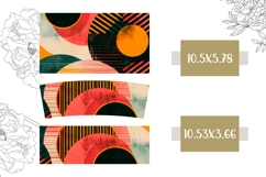 Retro Circles Tumbler Print, Retro 40 Oz Tumbler Template Product Image 2