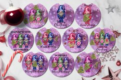 Christmas Gnome | Car coaster &amp; key chain Christmas designs Product Image 2