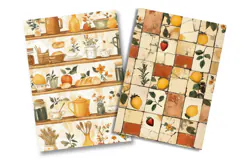 Rustic Harvest Junk Journal Pages Product Image 2