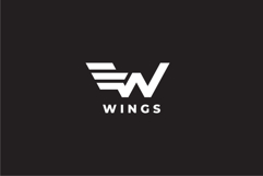 Wings Letter W Logo Design Vector Product Image 2