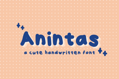 Anintas - Bold Handwritten Font Product Image 1