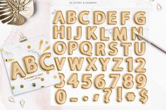 Gold Balloon Alphabet Clipart Product Image 3