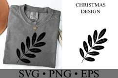 Christmas Leaves Svg | Christmas svg | Shirt Svg Product Image 3