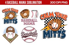Baseball Mama Sublimation PNG Product Image 1