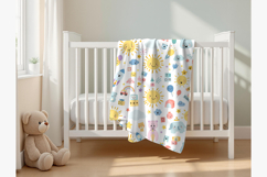 Draped baby blanket mockup Product Image 3