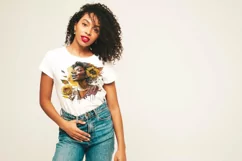 Black Girl With Sunflower | 4 Black Magic Girl Sublimation Product Image 2