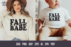 Fall Babe Svg. Funny Halloween Svg. Halloween Svg. Spooky. Product Image 2