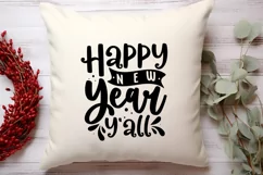 Happy new year y'all SVG, Happy New Year SVG Product Image 2