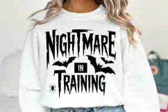 Nightmare in Training Svg | Halloween Svg | Shirt Svg Product Image 1