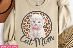 Cat Mom PNG, Cat Mom Sublimation PNG Product Image 3