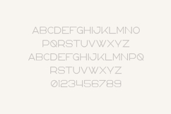 Bosnia Outline Modern Geometric Display Typeface Product Image 2