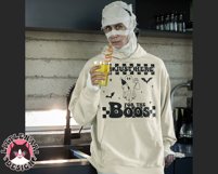 I’m Just Here for the Boos svg, Halloween shirt, Retro svg Product Image 3