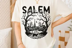 Salem Witch Svg, Haunted house Svg, Salem town Svg. Product Image 2