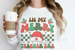 In my merry teacher era SVG, Teacher christmas SVG Product Image 3