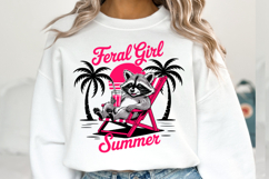 Feral Girl Summer Svg | Svg Files for Cricut | Shirt Svg Product Image 1
