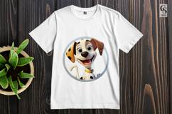 Cute Cartoon Puppy Dog Clipart Sublimation PNG Product Image 2
